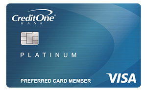 Credit One Platinum Visa credit card