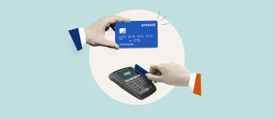 Prepaid card being bought with a credit card