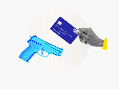 Gun being bought with a credit card