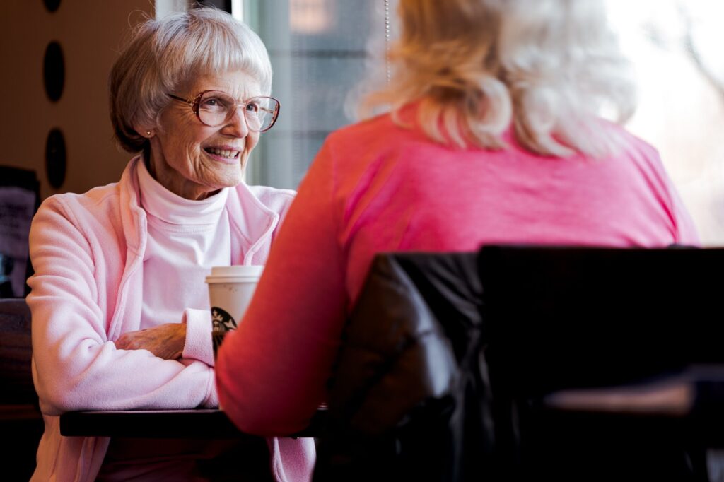 Woman working past retirement age